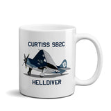 Curtiss SB2C Helldiver Airplane Ceramic Mug - Personalized