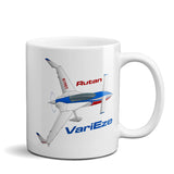 Rutan VariEze Airplane Ceramic Mug - Personalized w/ N#