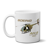 Boeing AH-6 Little Bird Helicopter Ceramic Mug - Personalized