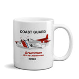 Grumman HU-16 Albatross (Red/Blue) Airplane Ceramic Mug - Personalized w/ N#