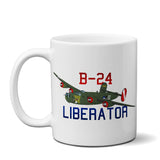 Consolidated B-24 Liberator Airplane Ceramic Mug - Personalized w/ N#