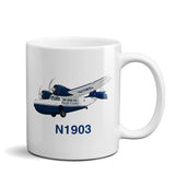 Airplane Custom Mug AIR7IL7FFG21-B1 - Personalized w/ your N#