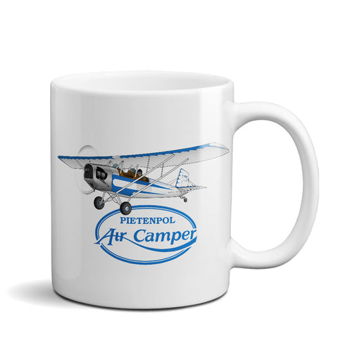 Corvair Pietenpol Air Camper Airplane Ceramic Mug - Personalized w/ N#