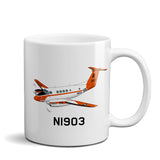 Airplane Custom Mug AIR255JLG200-O1 - Personalized w/ your N#