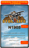 STOL LIfe Aviation 12" x 18" HD Metal Sign - Personalized w/ your N#