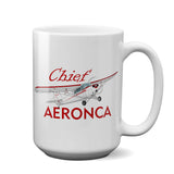Aeronca Chief Airplane Ceramic Mug - Personalized w/ N#