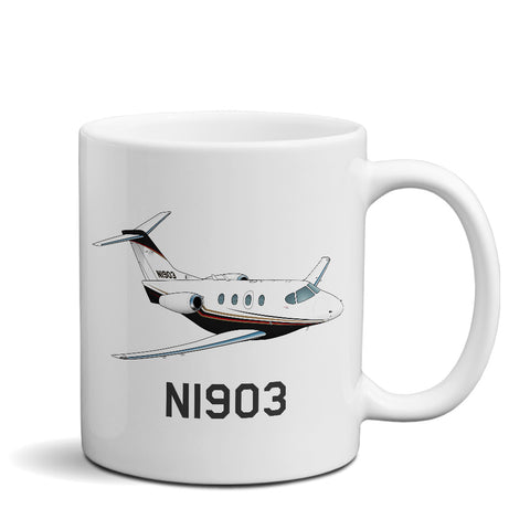 Airplane Custom Mug AIR255GI51A-BGR1 - Personalized w/ your N#