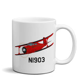 Airplane Custom Mug AIR255JK1-RB1 - Personalized w/ your N#