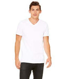 Custom Bella 3005 4.2 oz 100% Cotton V-Neck T-Shirt