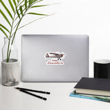Custom Decals (Glossy) Pack of 3 - Personalized with your Airplane