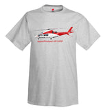 AgustaWestland AW109SP Helicopter  T-Shirt - Personalized with Your N#