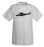 AgustaWestland AW109 Helicopter T-Shirt - Personalized with Your N#