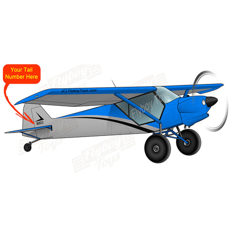 Airplane Design (Silver/Blue) - AIR214KI1-SB1