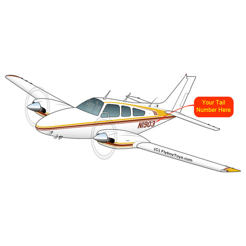 Airplane Design (Yellow/Brown) - AIR25521I-YB1