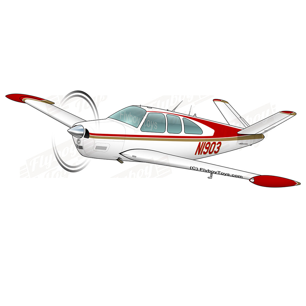Airplane Design (Red/Brown) - AIR2552FEN35-RB2