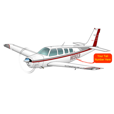 Airplane Design (Red/Silver) - AIR2552FEA36-RS1