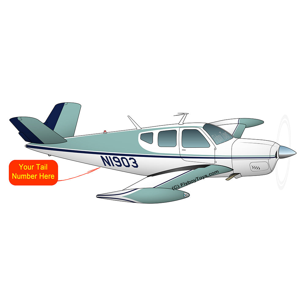Airplane Design (Teal) - AIR2552FEF35-T1