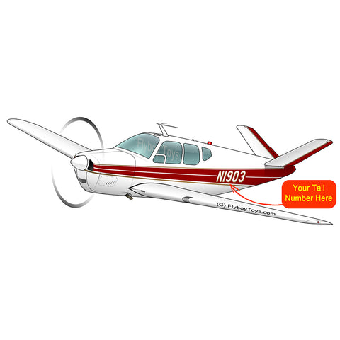 Airplane Design (Red/Gold) - AIR2552FEG35-RG1