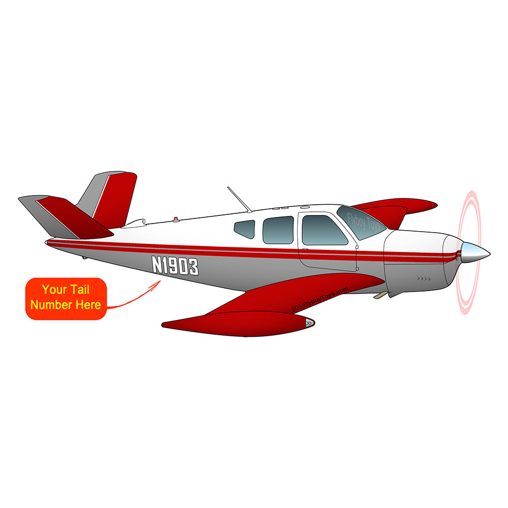 Airplane Design (Red/Silver) - AIR2552FEG35-RS1