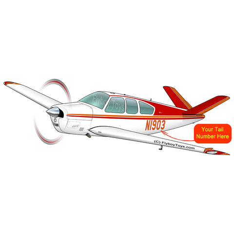 Airplane Design (Red/Orange) - AIR2552FES35-RO1