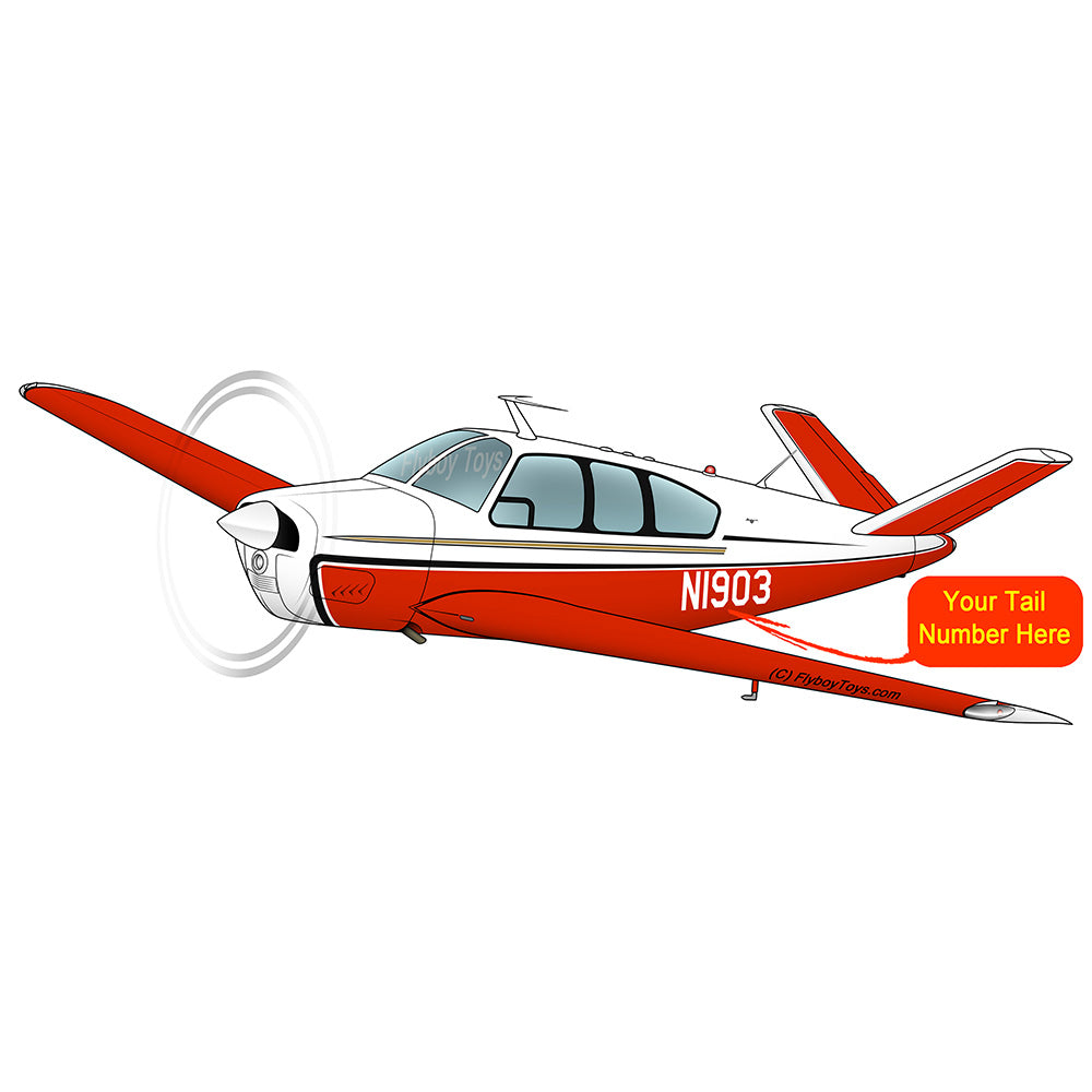 Airplane Design (Red/Tan) - AIR2552FES35-RT1