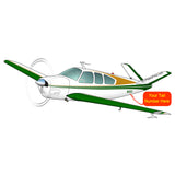 Airplane Design (Yellow/Green) - AIR2552FES35-YG1