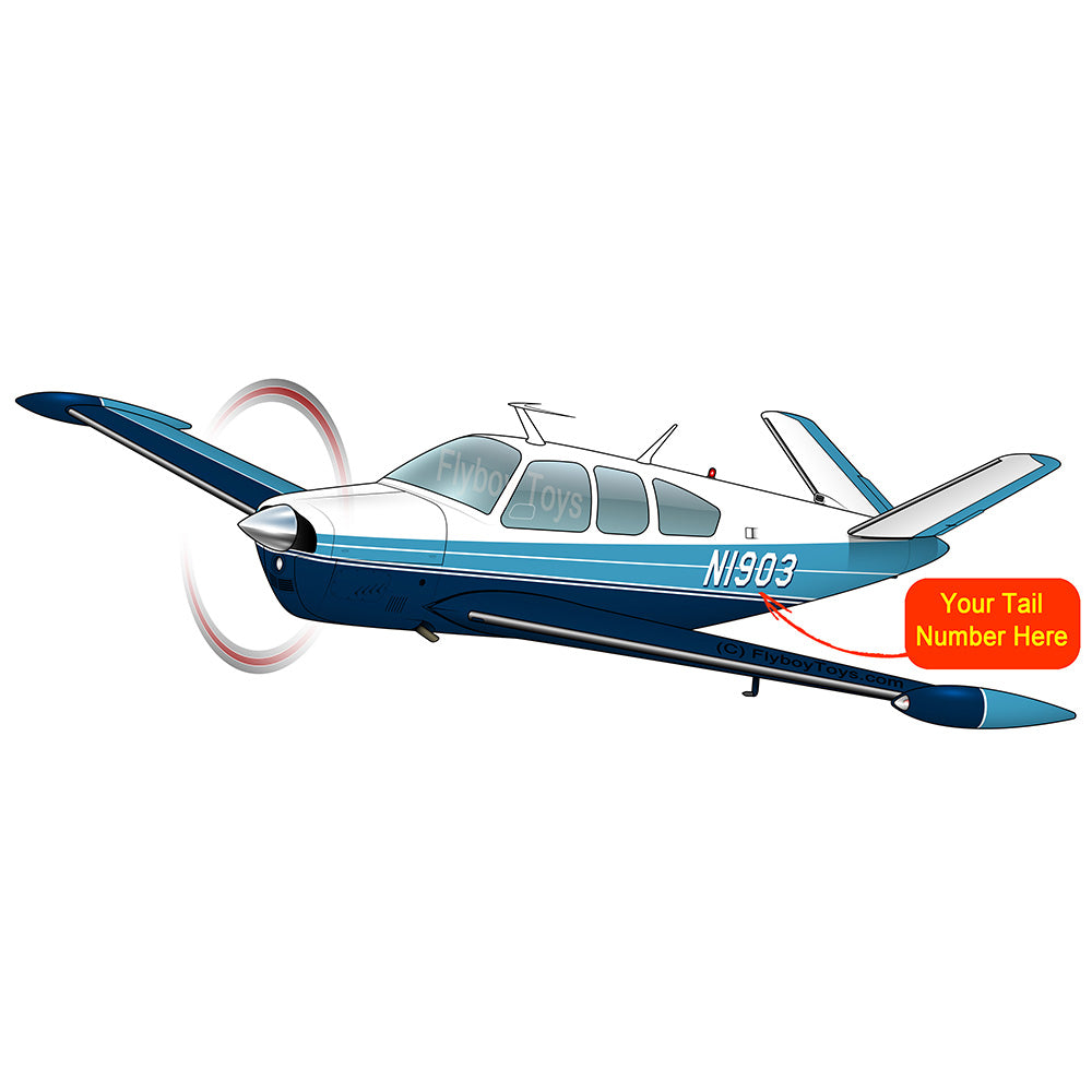 Beechcraft Bonanza V35B Blue
