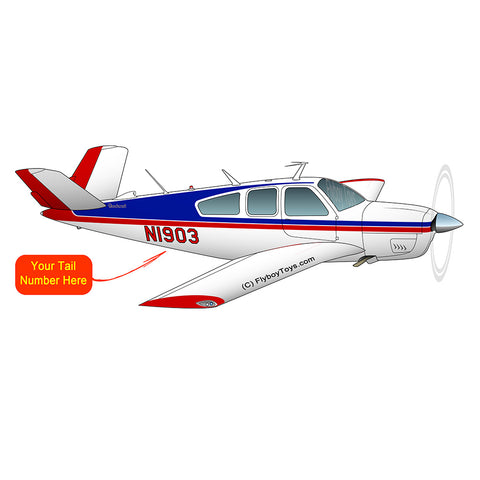 Airplane Design (Blue/Red) - AIR2552FEV35B-BR1