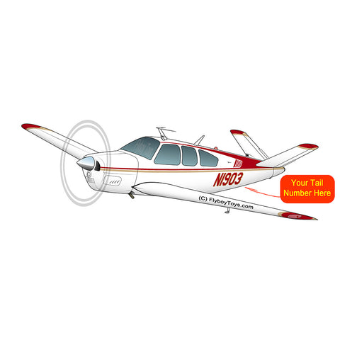 Airplane Design (Red/Tan) - AIR2552FEV35B-RT1