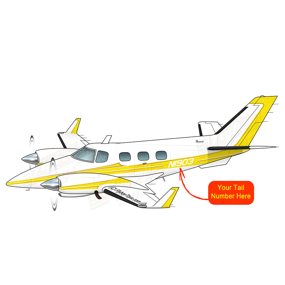 Airplane Design (Yellow) - AIR2554LB-Y1