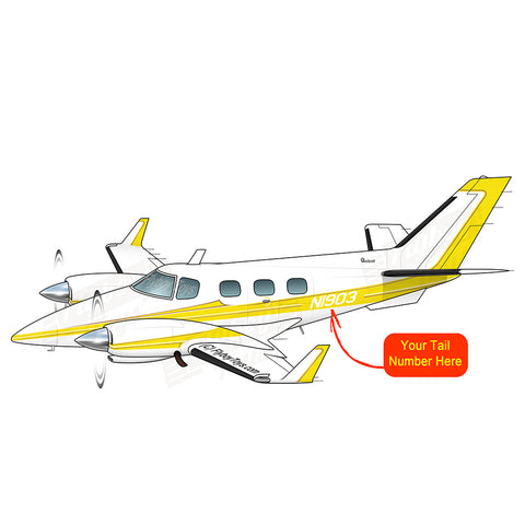 Airplane Design (Yellow) - AIR2554LB-Y1