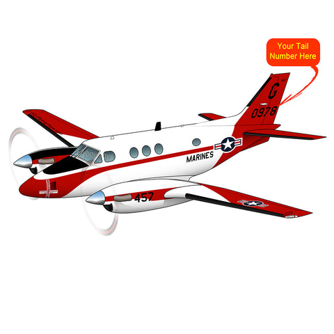 Airplane Design (Red/Black) - AIR255B9E90-RB1
