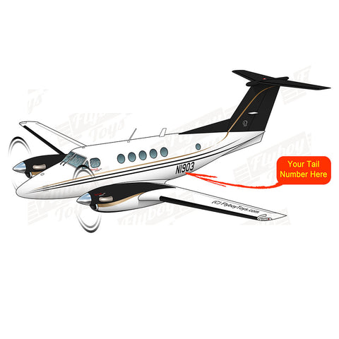Airplane Design (Black/Gold) - AIR255B9EB200-BG1