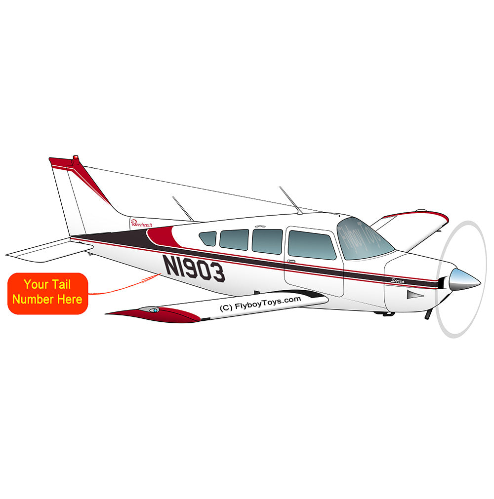 Airplane Design (Red/Brown) - AIR255J95-RB1