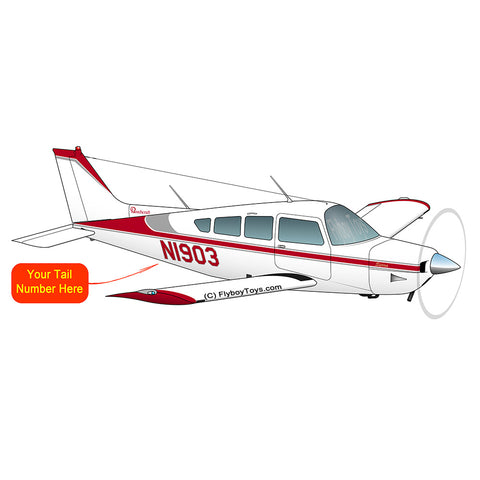 Airplane Design (Red/Silver)  - AIR255J95-RS1