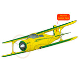 Airplane Design (Yellow/Green) - AIR255JK1-YG1