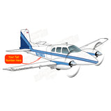 Airplane Design (Blue) - AIR255KN9C50-B1