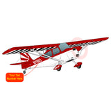 Airplane Design (Red/Black #2)  - AIR25C39K7KC-RB2