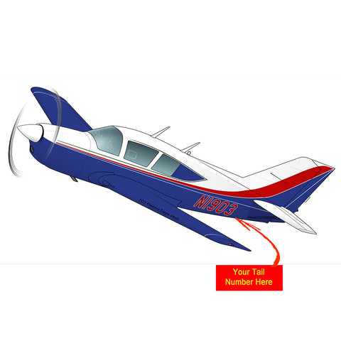 Airplane Design (Blue/Red) - AIR25CJLGM9B-BR2