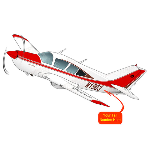 Airplane Design (Orange/Brown) - AIR25CJLGM9B-OB1