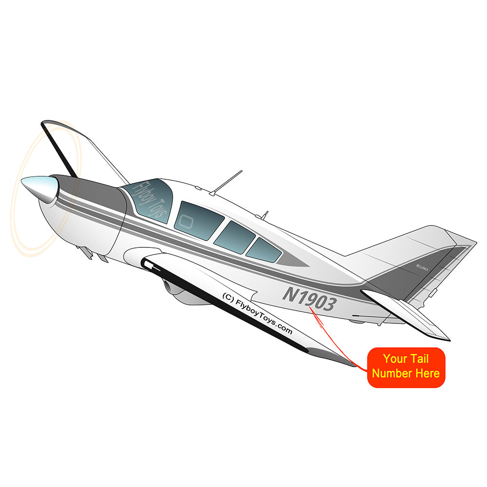 Airplane Design (Silver) - AIR25CJLGM9B-S1