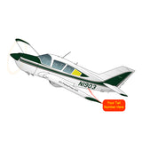 Airplane Design (Yellow/Green) - AIR25CJLGM9B-YG2