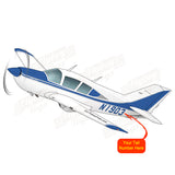 Airplane Design (Blue/Silver) - AIR25CM9B173-BS1