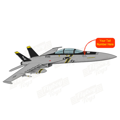 Airplane Design (Silver/Black) - AIR2F5F18SF-SB1