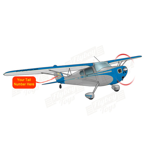 Airplane Design (Silver/Blue) - AIR35JJ140-SB1