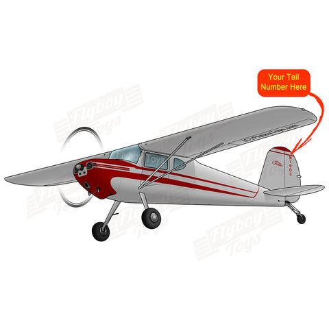 Airplane Design (Silver/Red) - AIR35JJ140-SR1