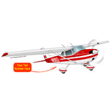 Airplane Design (Red #7) - AIR35JJ150-R7