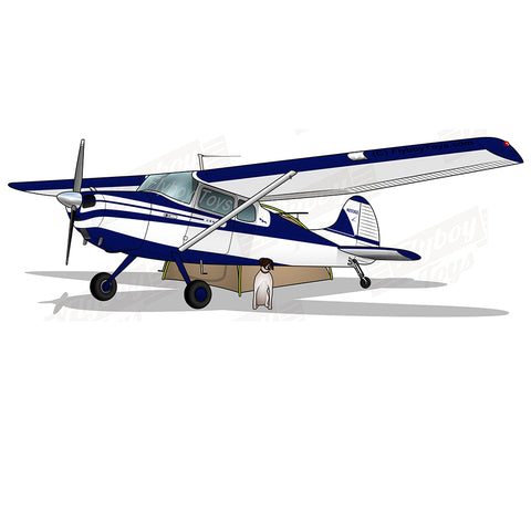Airplane Design  (Blue/White) - AIR35JJ170-BW1