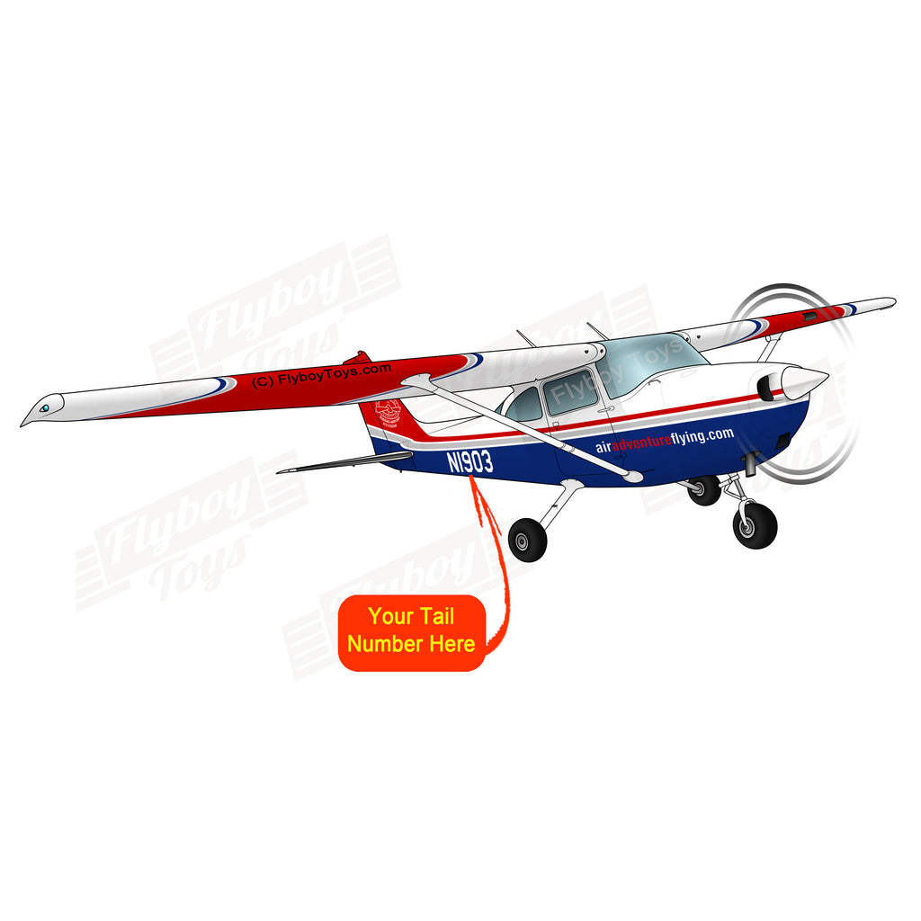 Airplane Design (Blue/Silver/Red) - AIR35JJ172-BSR1