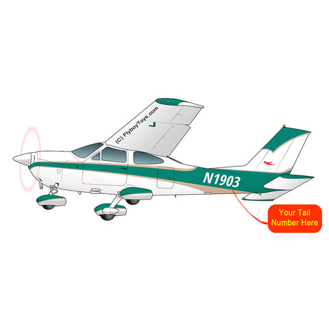 Airplane Design (Teal/Tan) - AIR35JJ177-T1